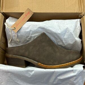 New American Rag Chocolate Western Boho Mules women’s 8 slip on shoes NIb